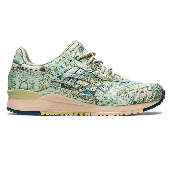 🌍 Atmos x ASICS Gel Lyte 3 OG 'Aged Map' 🌟 Sz W6.5 & W7.5 (1201A856-300) 👟 Ships - Picture 2 of 15